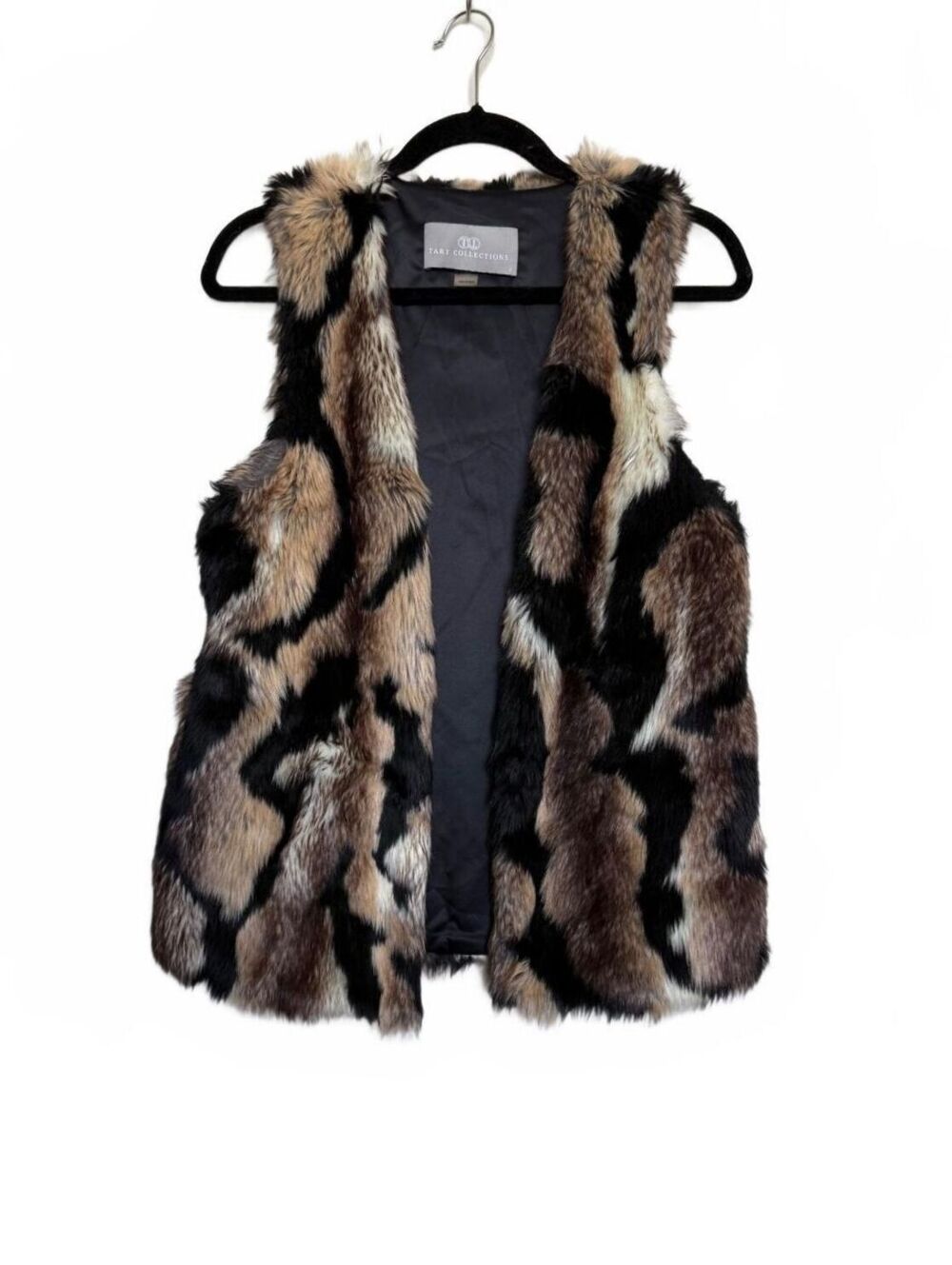 Tart Collections Faux Fur Animal Print Vest